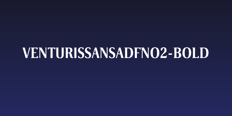 VenturisSansADFNo2-Bold Social Header