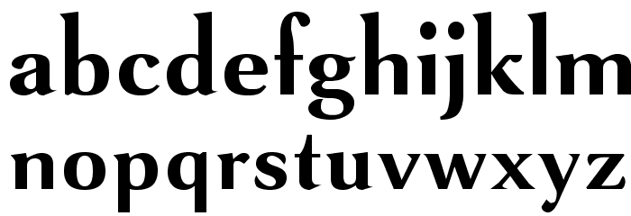 VenturisSansADFNo2-Bold Font LOWERCASE