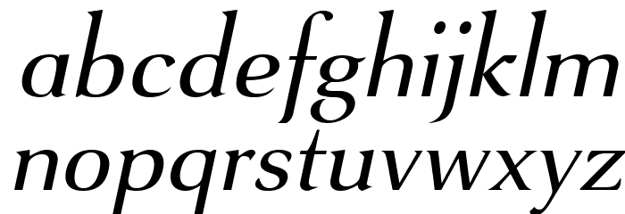 VenturisSansADFNo2-Italic Шрифта строчной