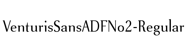 VenturisSansADFNo2-Regular Font
