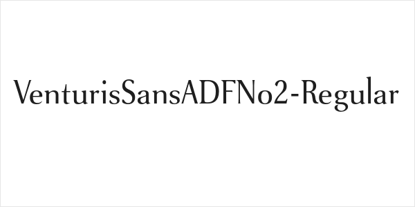 VenturisSansADFNo2-Regular Logo