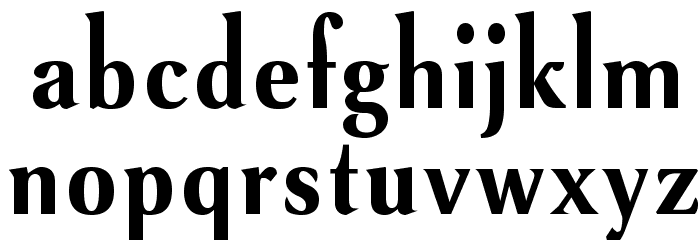 VenturisSansADFNo2Cd-Bold Font LOWERCASE
