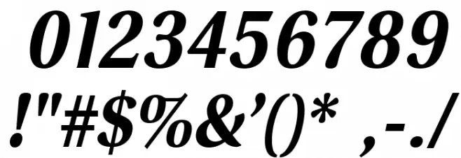 VenturisSansADFNo2Ex-BoldItal Font OTHER CHARS