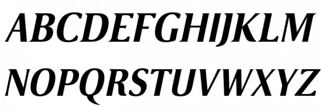 VenturisSansADFNo2Ex-BoldItal Шрифта ВЕРХНИЙ
