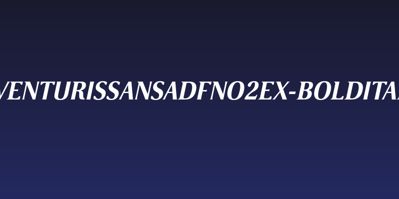 VenturisSansADFNo2Ex-BoldItal Social Header