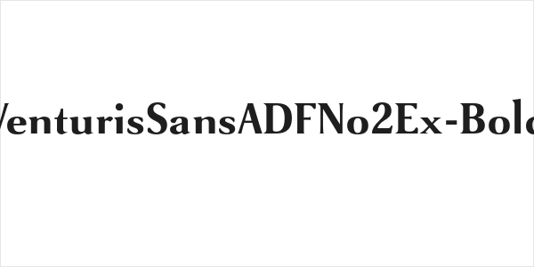 VenturisSansADFNo2Ex-Bold Logo