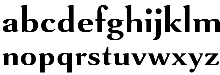 VenturisSansADFNo2Ex-Bold Font LOWERCASE