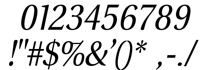 VenturisSansADFNo2Ex-Italic Font OTHER CHARS