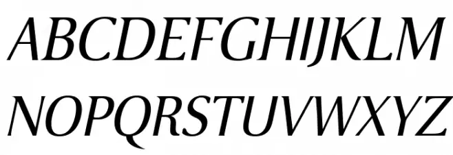 VenturisSansADFNo2Ex-Italic Шрифта ВЕРХНИЙ