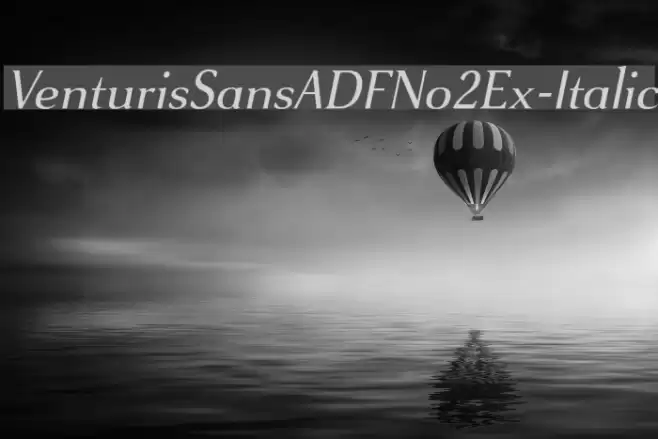 VenturisSansADFNo2Ex-Italic Fuentes examples