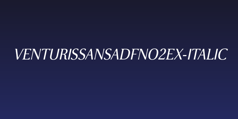 VenturisSansADFNo2Ex-Italic Social Header