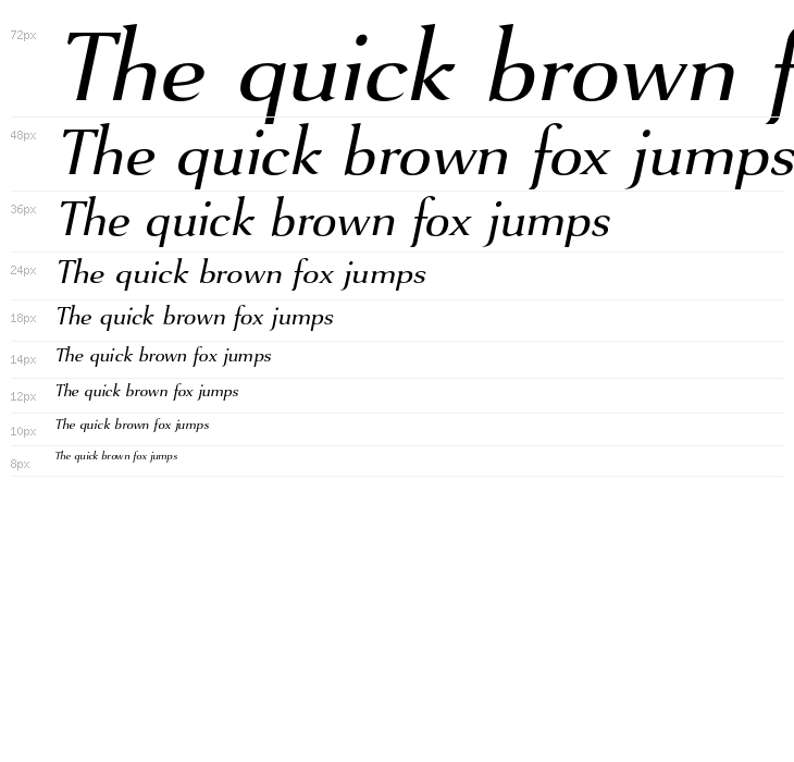 VenturisSansADFNo2Ex-Italic Waterfall