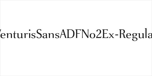 VenturisSansADFNo2Ex-Regular Logo