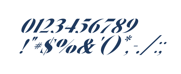 Ventus Italic Other Characters