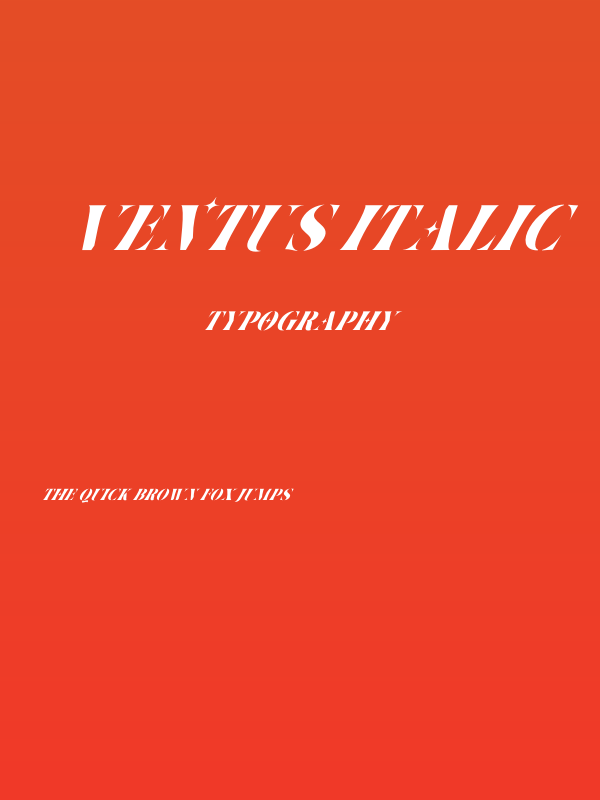 Ventus Italic Poster