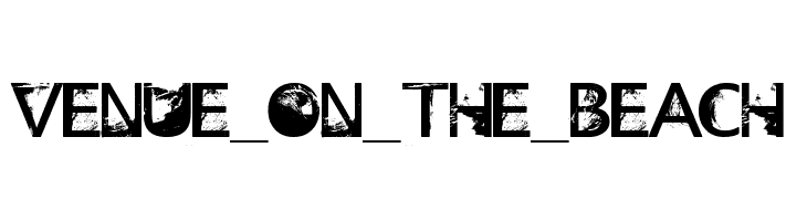 Venue_on_the_Beach  フリーフォントのダウンロード