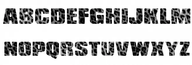 Venus Furs フォント 大文字