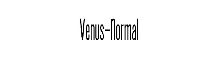 Venus-Normal  Fuentes Gratis Descargar