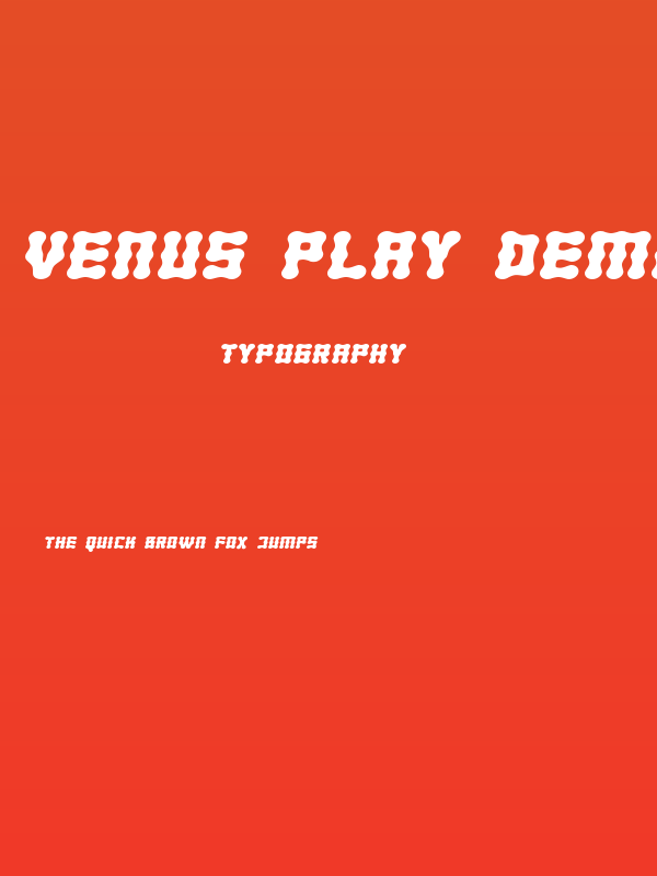 Venus Play Demo Poster