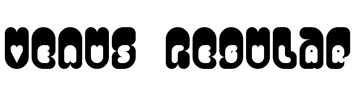 Venus Regular  免费字体下载