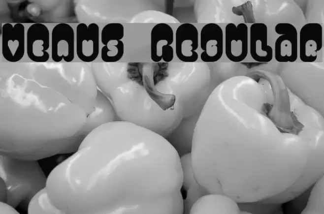 Venus Regular Font examples