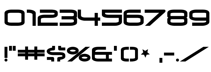 Venus Rising Font OTHER CHARS