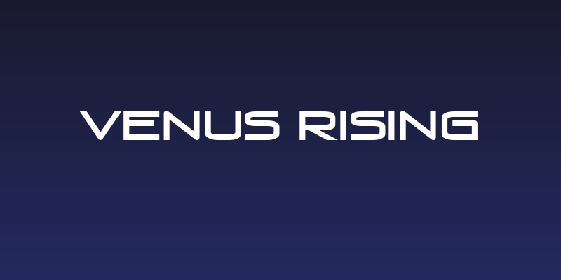 Venus Rising Social Header