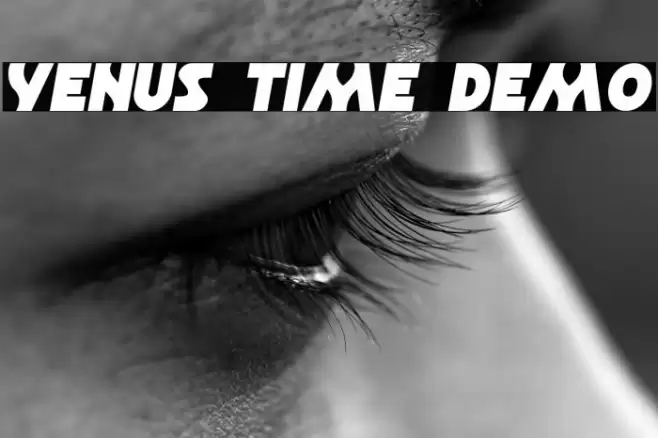 Venus Time Demo Caratteri examples