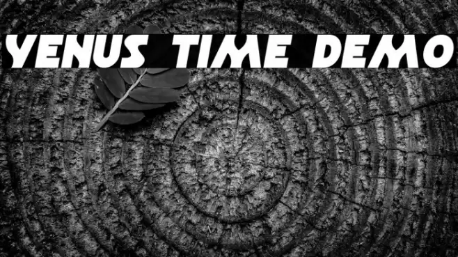 Venus Time Demo Caratteri examples