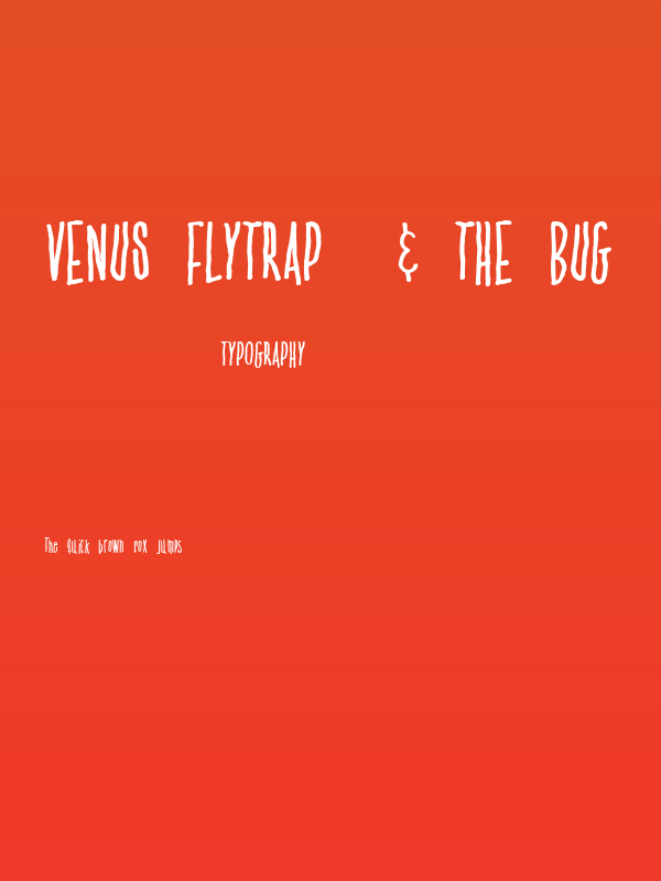Venus flytrap  & the bug Poster