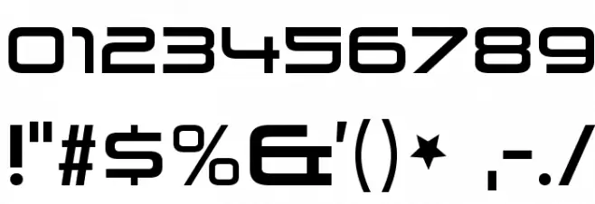 VenusRising-Regular Font OTHER CHARS