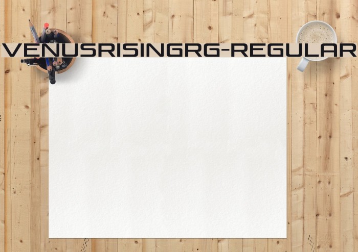 VenusRisingRg-Regular Font examples