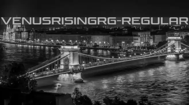 VenusRisingRg-Regular Font examples