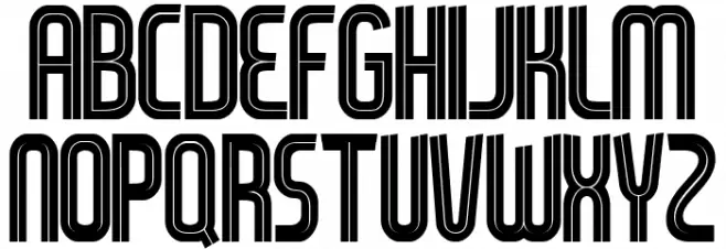 Venzira Regular Шрифта ВЕРХНИЙ