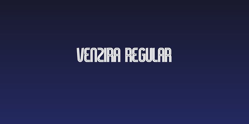 Venzira Regular Social Header