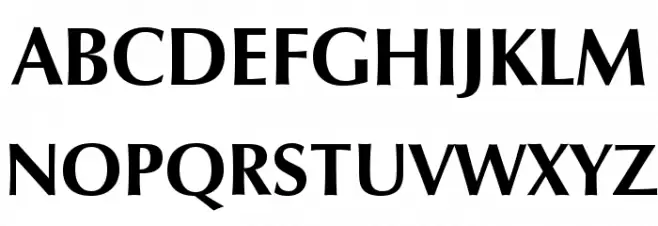 Vera Humana 95 Bold Шрифта ВЕРХНИЙ