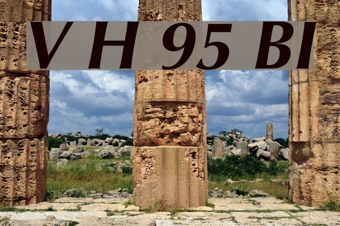 Vera Humana 95 BoldItalic Font examples