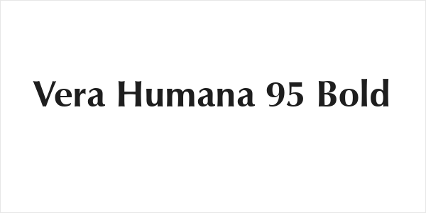 Vera Humana 95 Bold Logo
