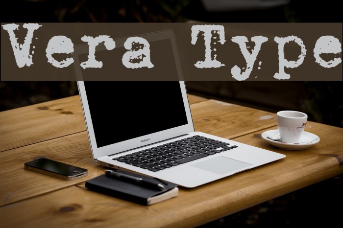 Vera Type Font examples