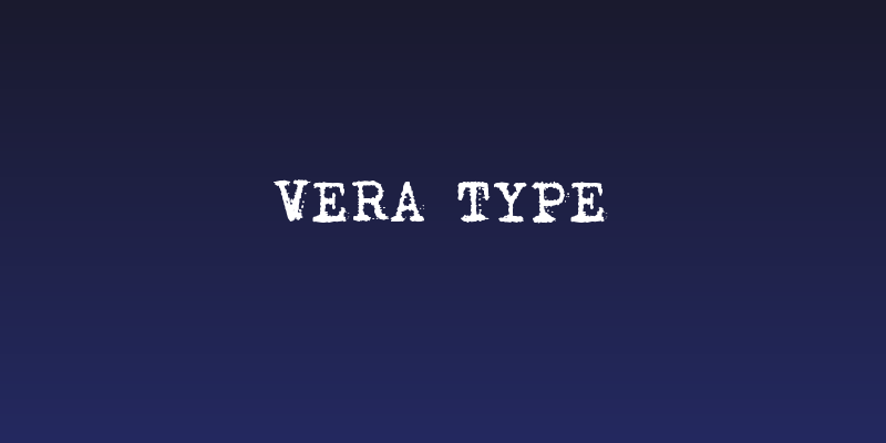 Vera Type Social Header
