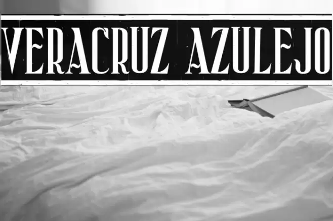 Veracruz Azulejo Schriftart examples