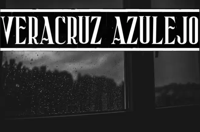 Veracruz Azulejo Schriftart examples