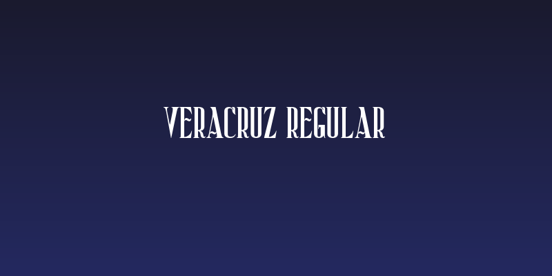 Veracruz Regular Social Header
