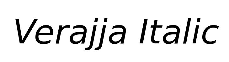 Verajja Italic Font
