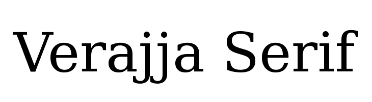 Verajja Serif Font