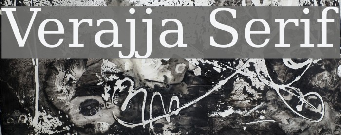 Verajja Serif Font examples