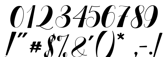 Verali Regular Font OTHER CHARS