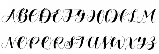 Verali Regular Font Litere mari