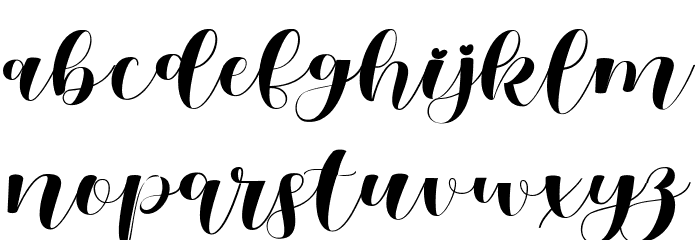 Verali Regular Font LOWERCASE