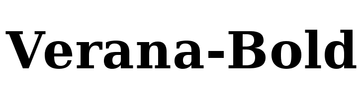 Verana-Bold Font